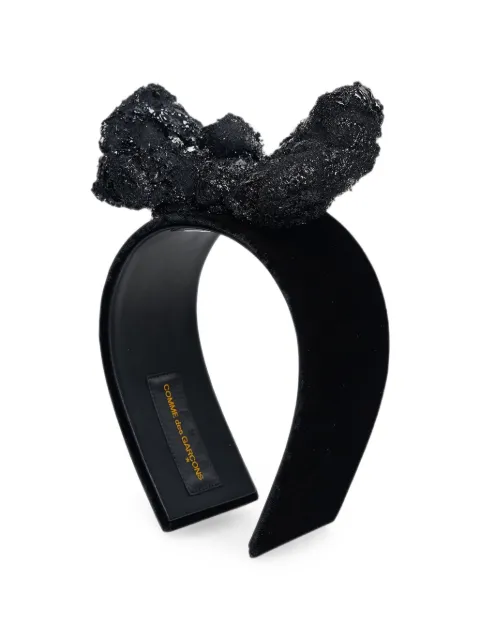 Comme Des Garçons x HIZUME velvet-finish headband