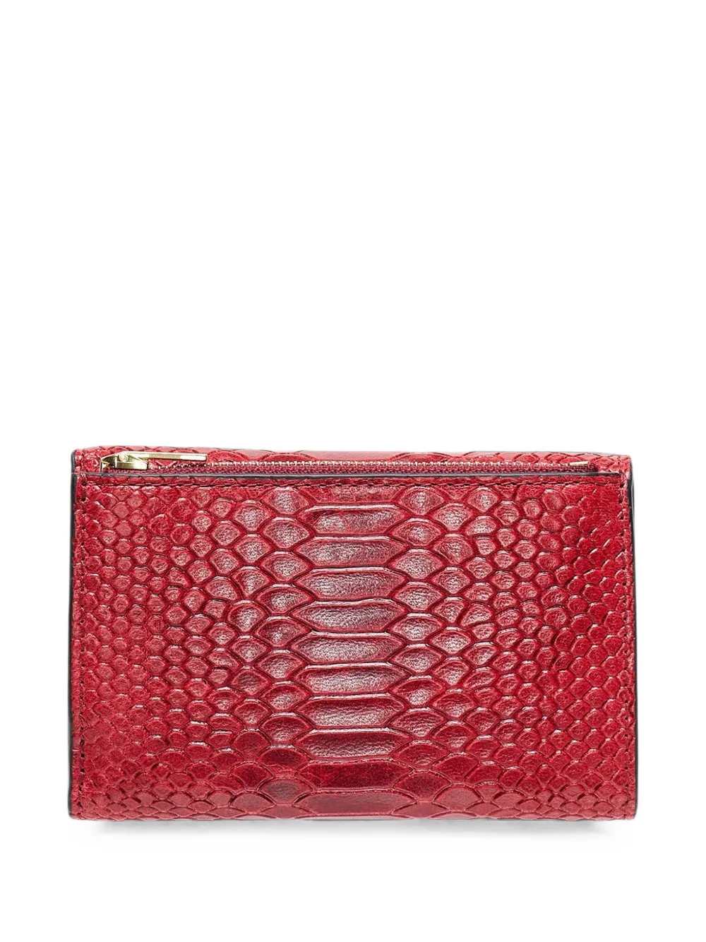 Mulberry Darley portemonnee met slangen-effect Rood