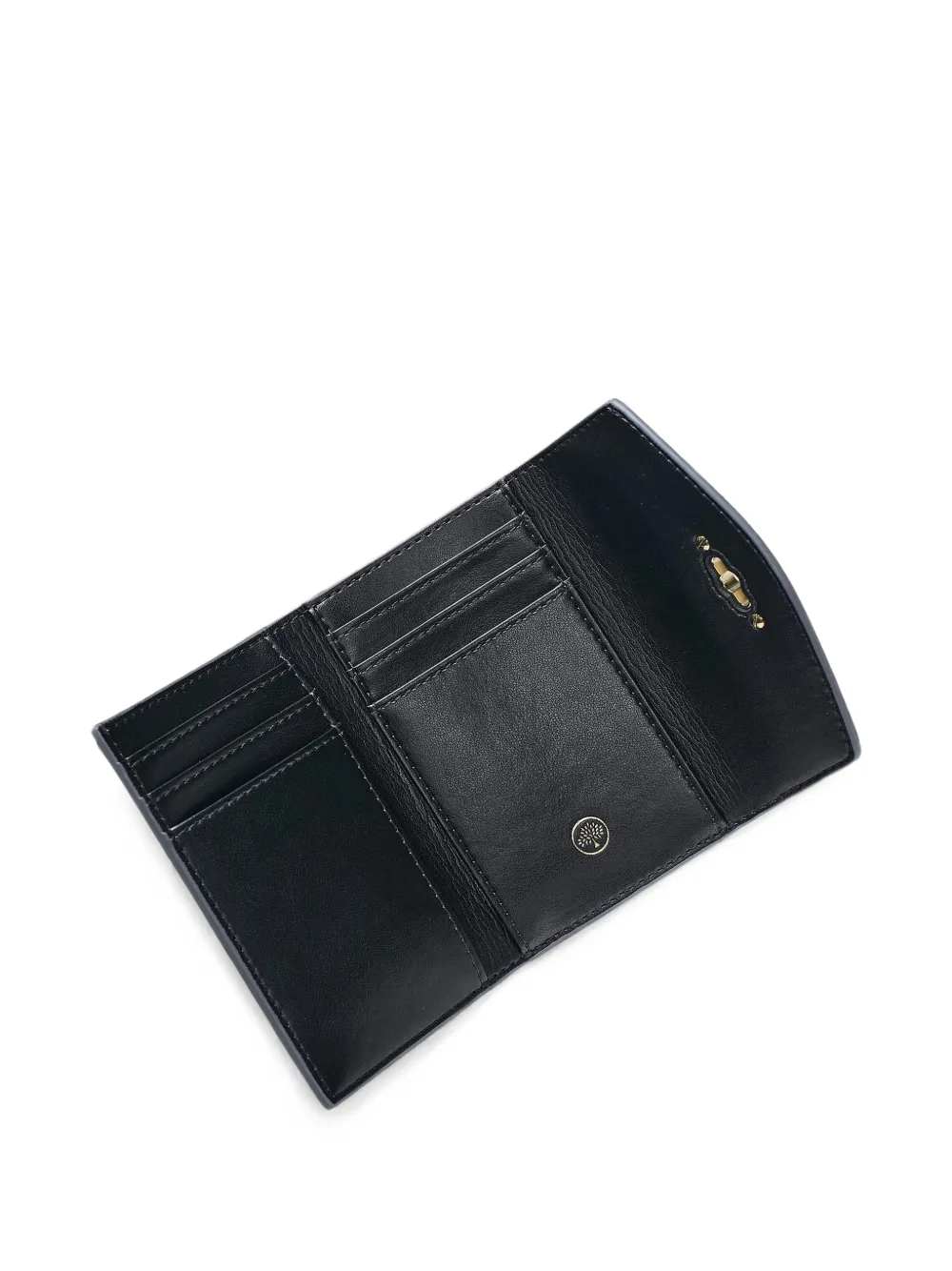 Mulberry Dsrley portemonnee met korrelig leer Grijs