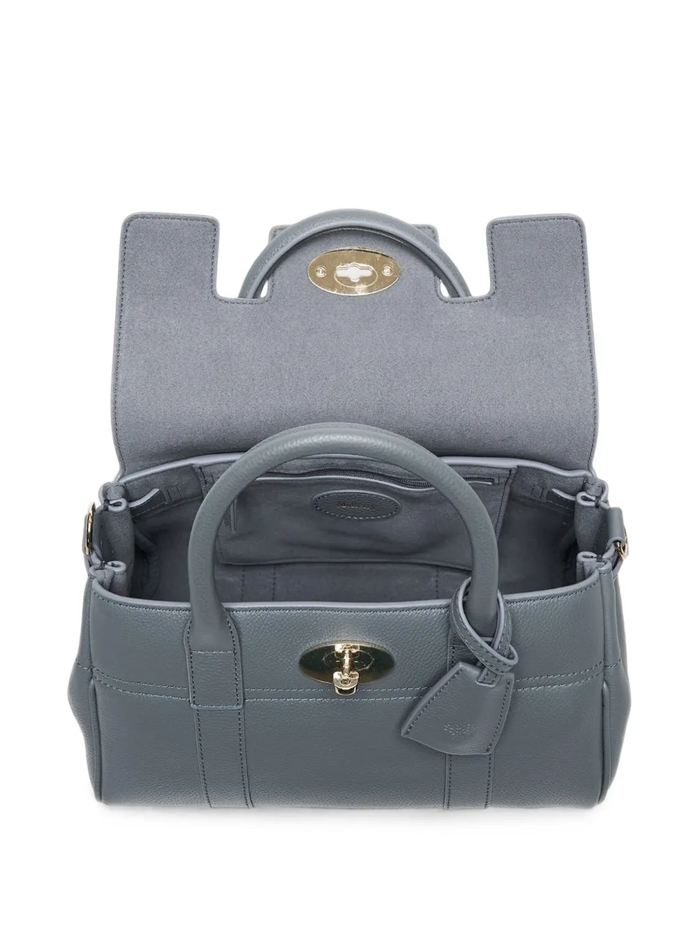 Mulberry Bayswater leren shopper Grijs