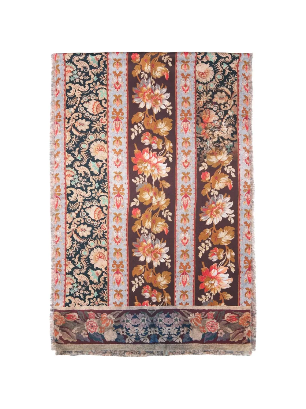 Pierre-Louis Mascia floral-print fringed scarf