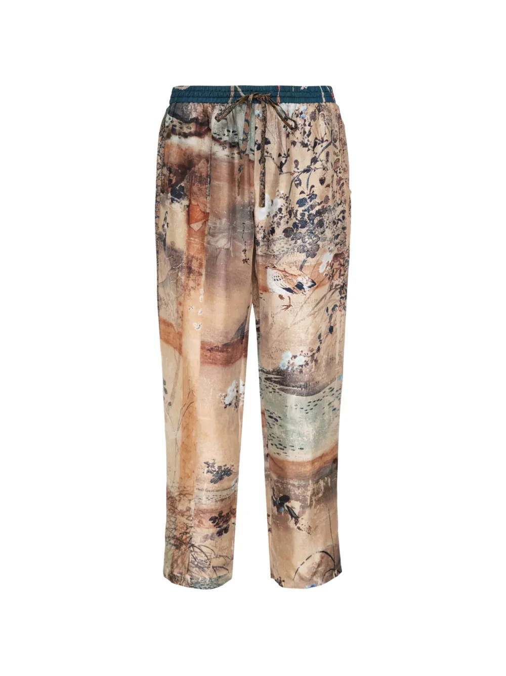 Pierre-Louis Mascia Aloe graphic-print trousers
