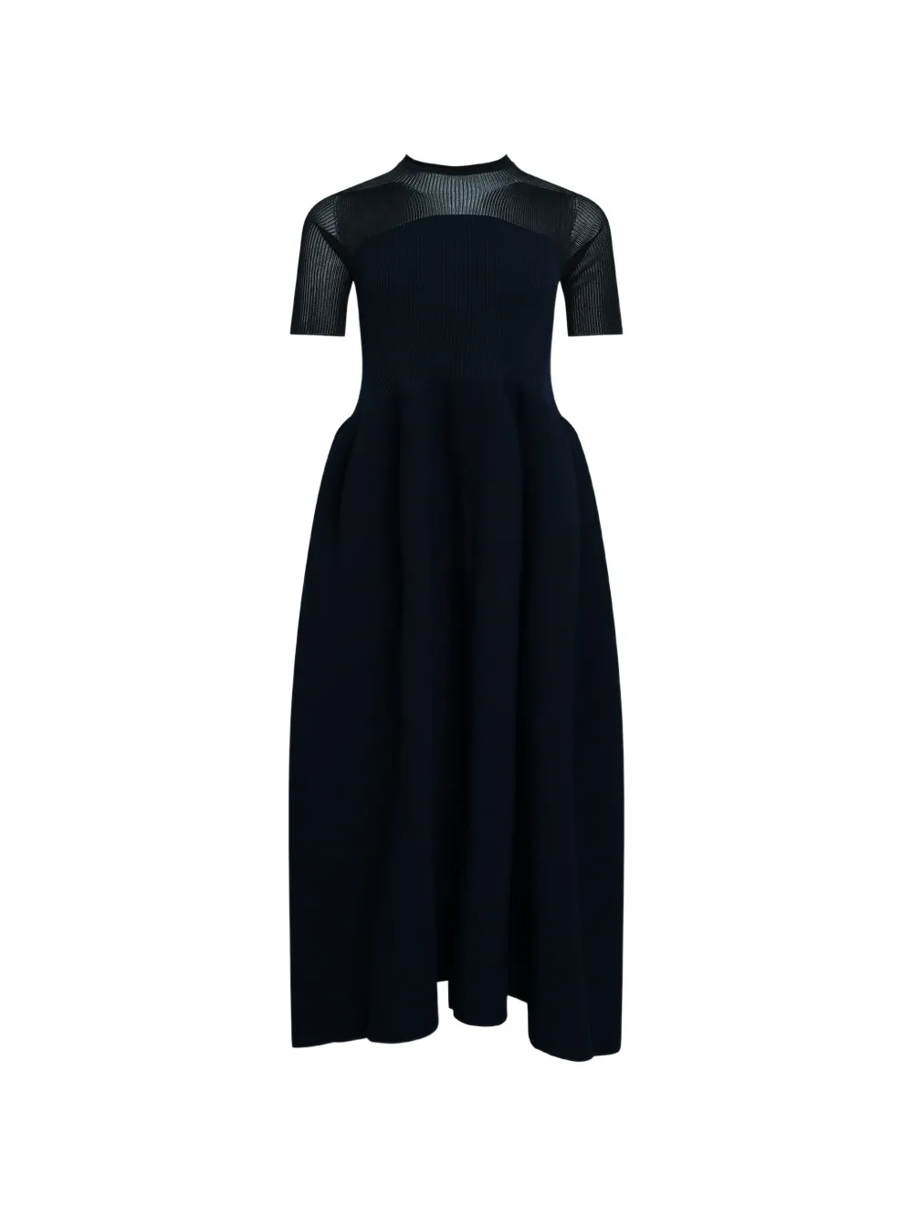 CFCL ribbed-knit panelled maxi dress
