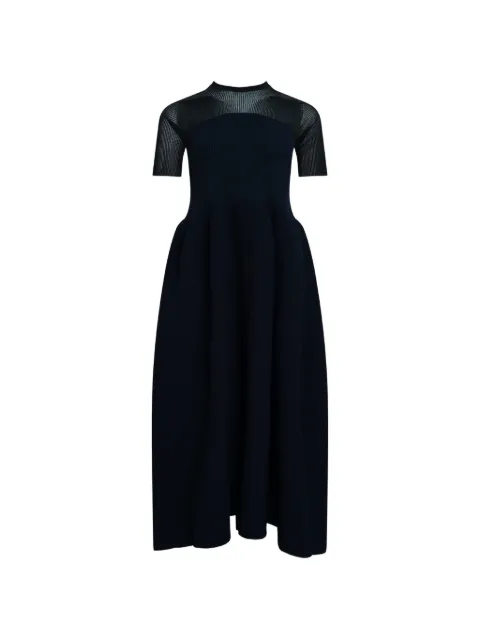 CFCL ribbed-knit panelled maxi dress