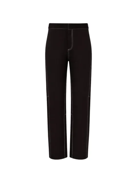 rag & bone contrast-stitch straight-leg trousers