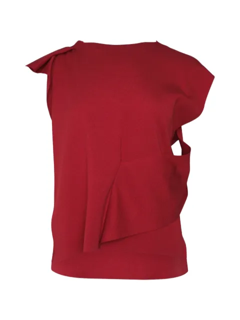 CFCL AC Milan asymmetric draped top