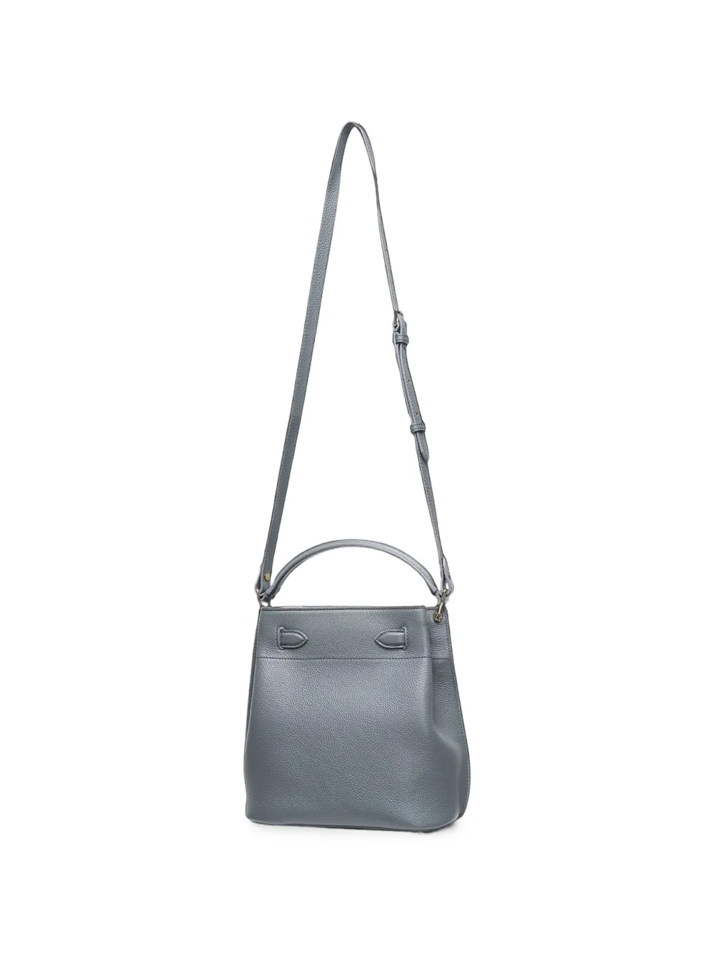 Mulberry Islington kleine leren bucket-tas Grijs