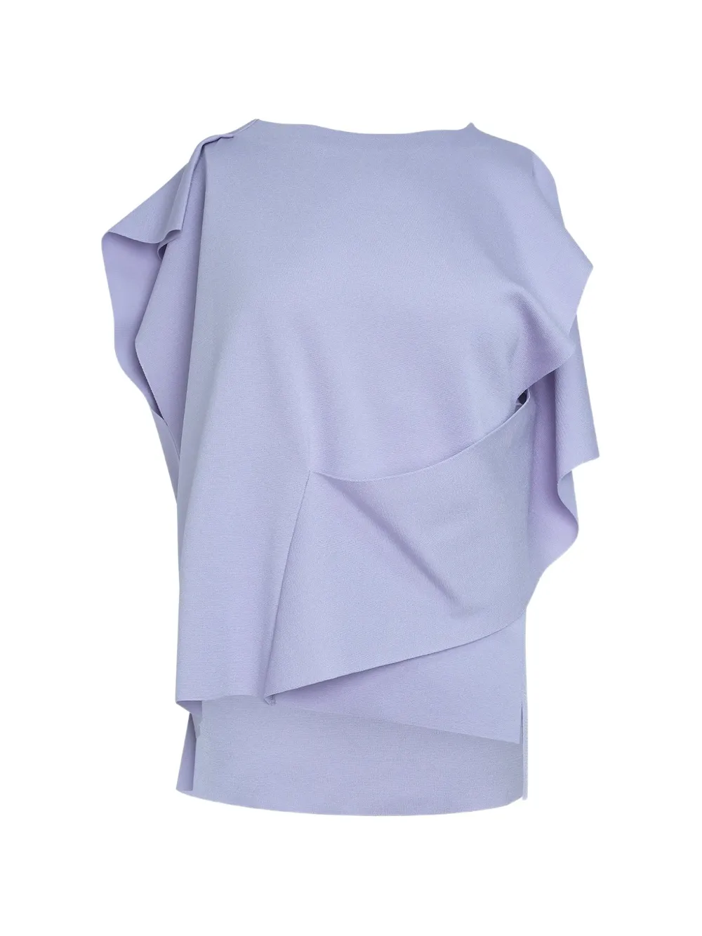 Cfcl Ac Milan Asymmetric Draped Top In Blue