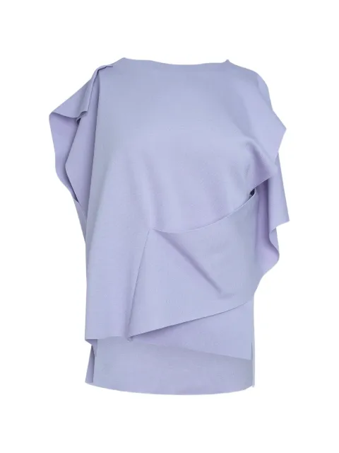 CFCL AC Milan asymmetric draped top