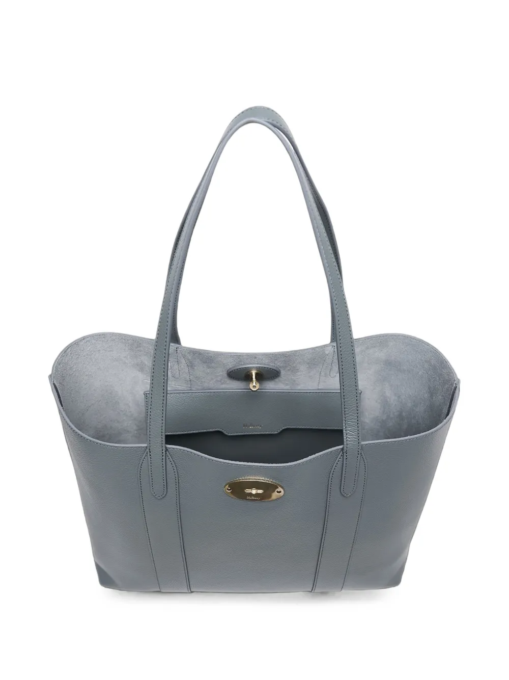 Mulberry Bayswater leren shopper Grijs