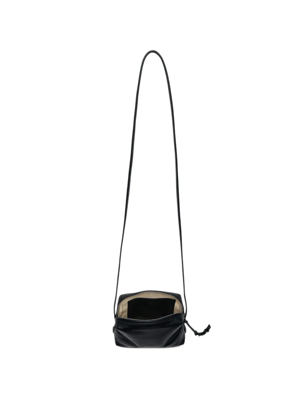 NOTHING WRITTEN leather shoulder bag - Nero