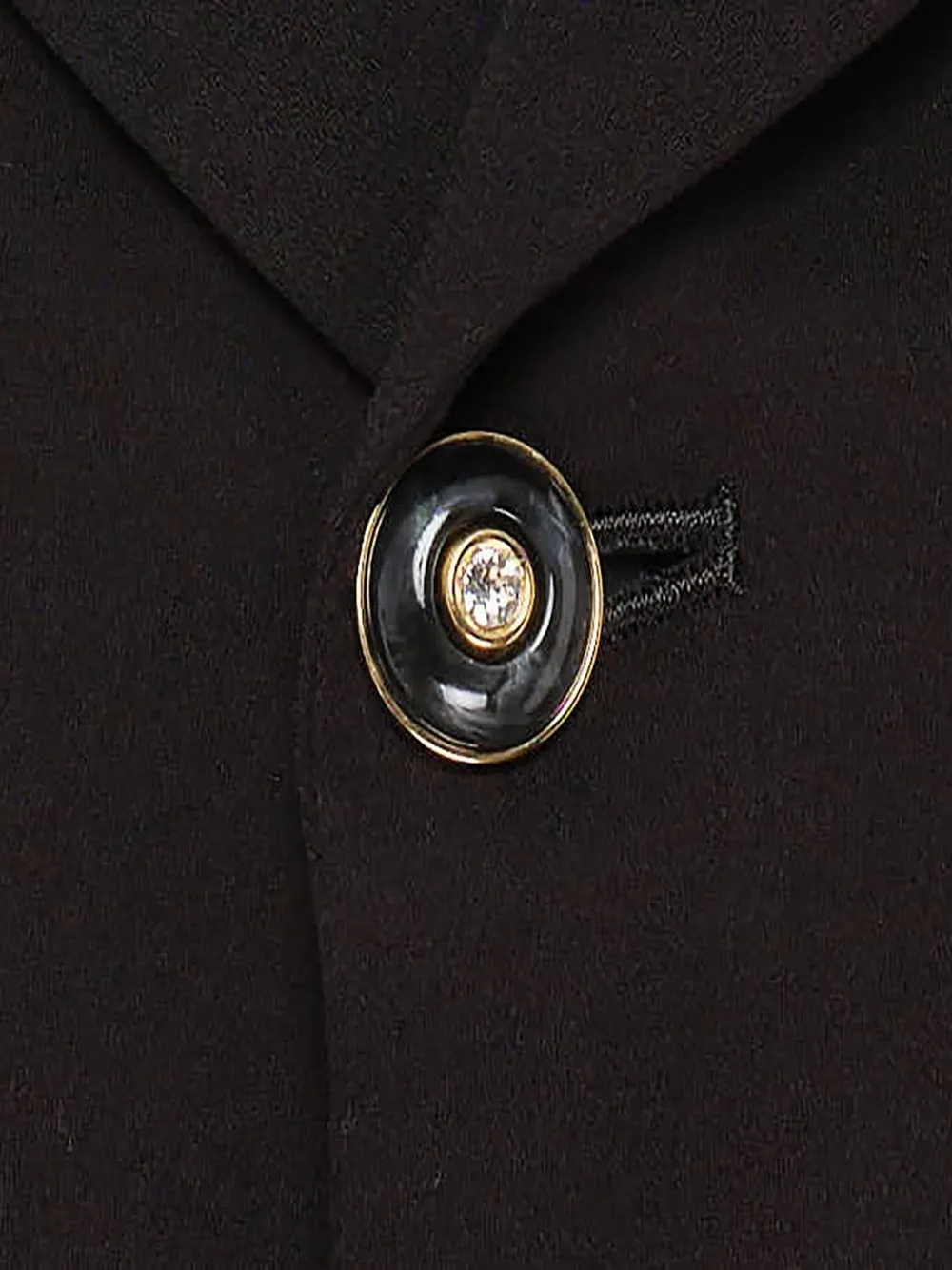 Comme Des Garçons Embellished-button Blazer in Black, view 3