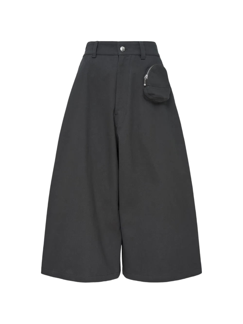 Melitta Baumeister Pouch-detail Wide-leg Trousers In 블랙