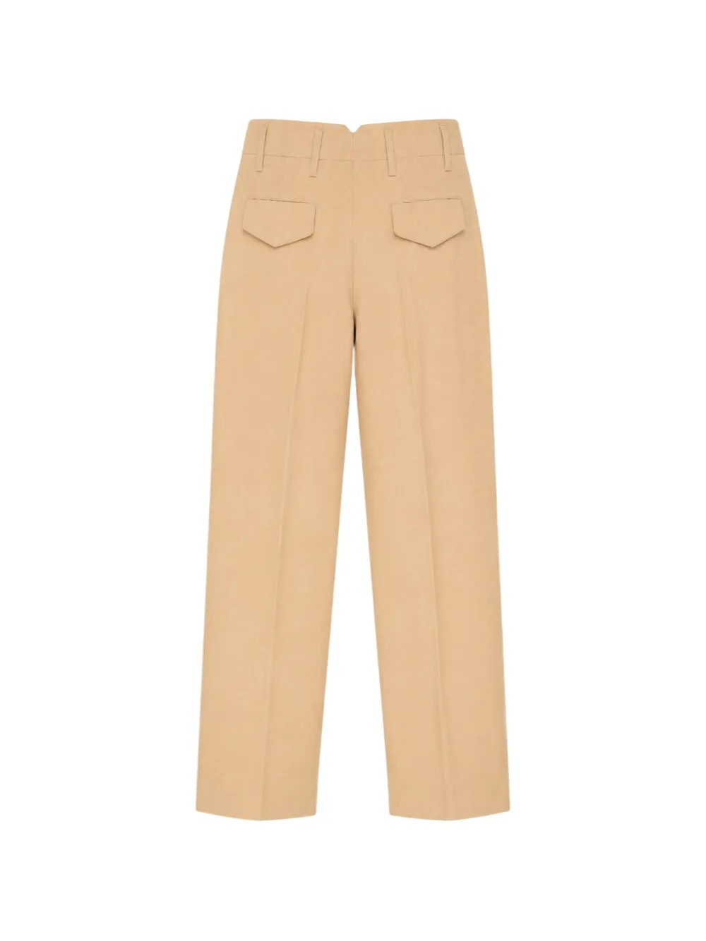 AMI Paris Straight plooibroek Beige