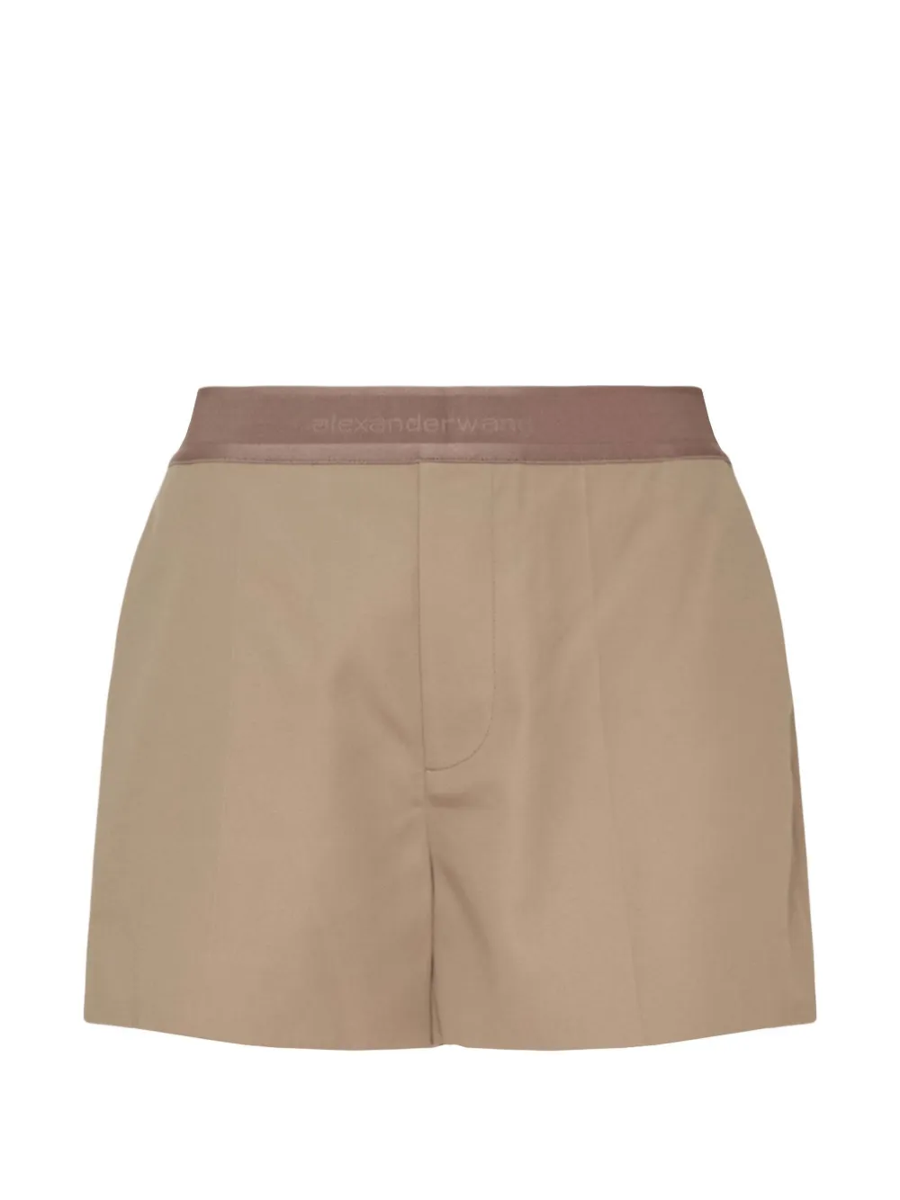 Alexander Wang logo-waistband tailored shorts