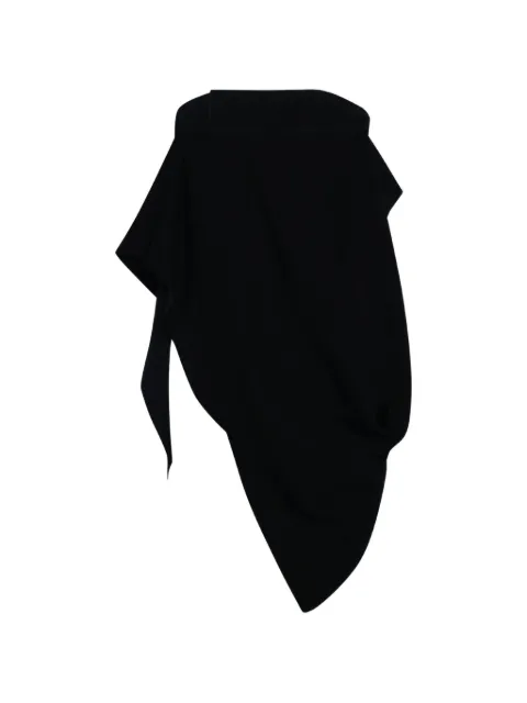CFCL AC Milan asymmetric strapless top