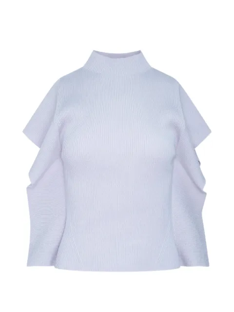 CFCL ruffled ribbed-knit top