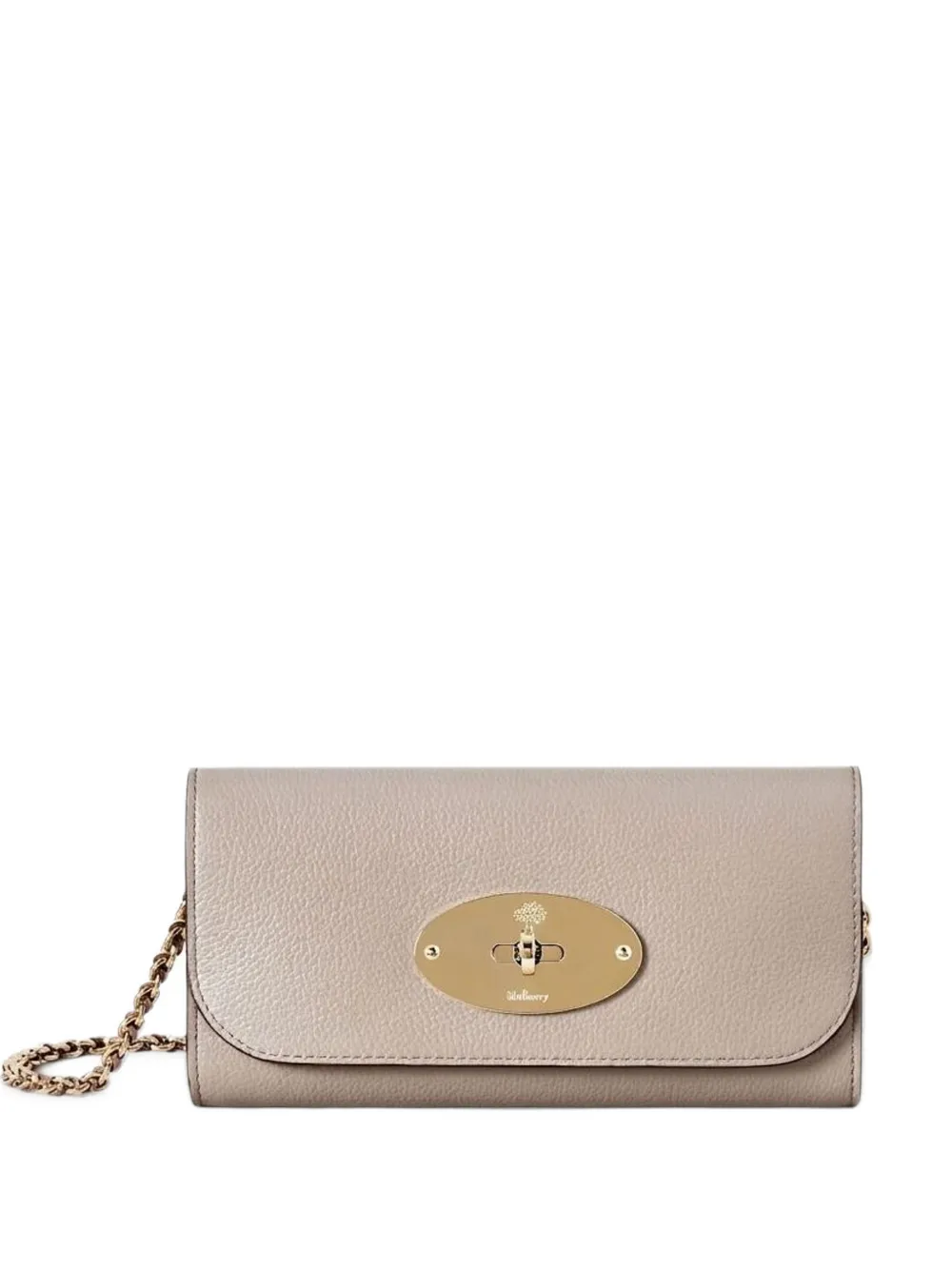 Mulberry small Lily postman's lock leather cross body bag - Toni neutri