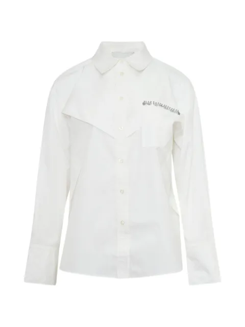 3.1 Phillip Lim рубашка с декорированным карманом