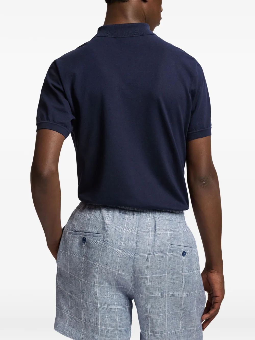 Ralph Lauren Purple Label Katoenen T-shirt met korte mouwen Blauw