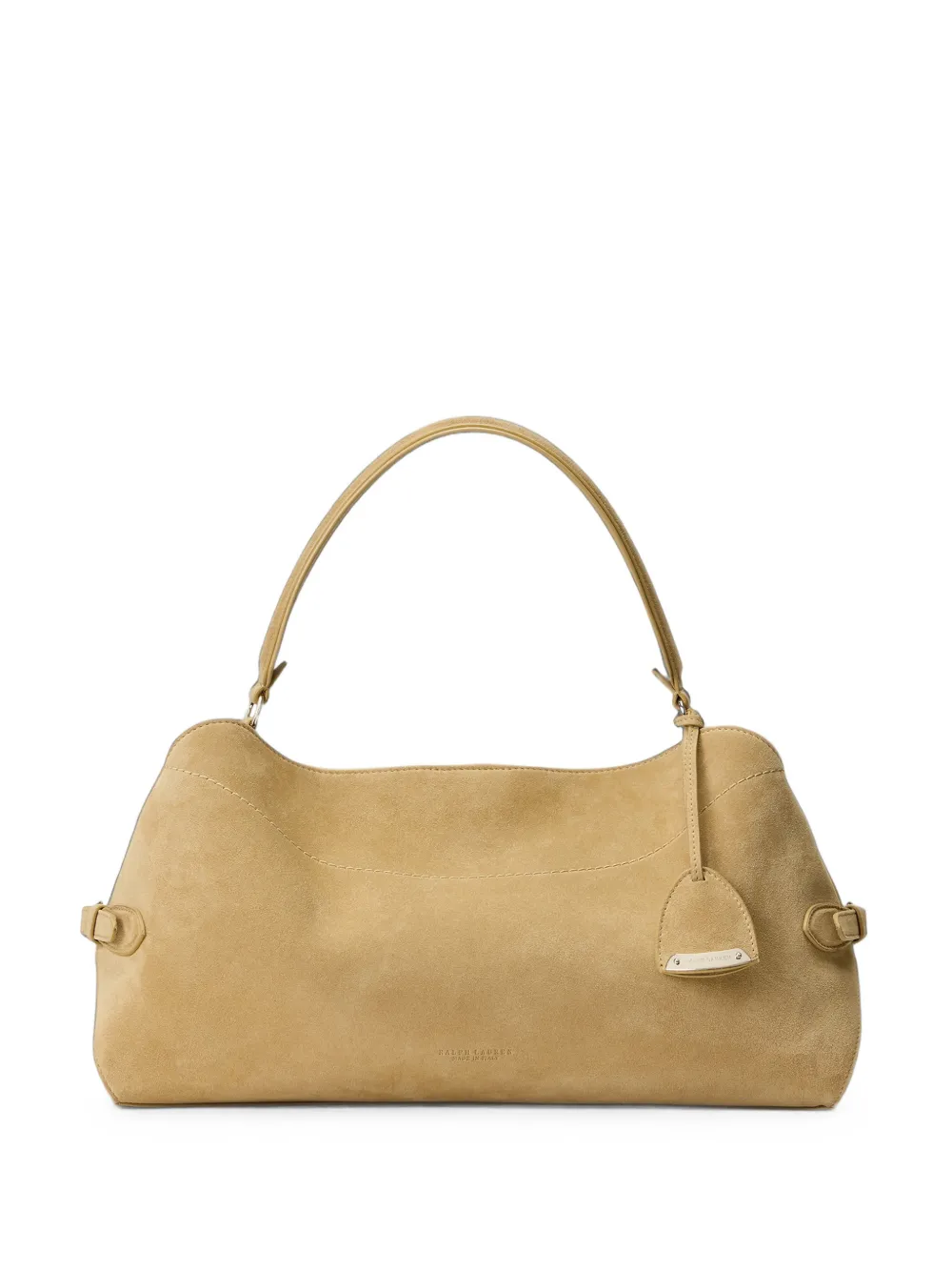 Ralph Lauren Collection buckle-detail suede tote bag - Toni neutri