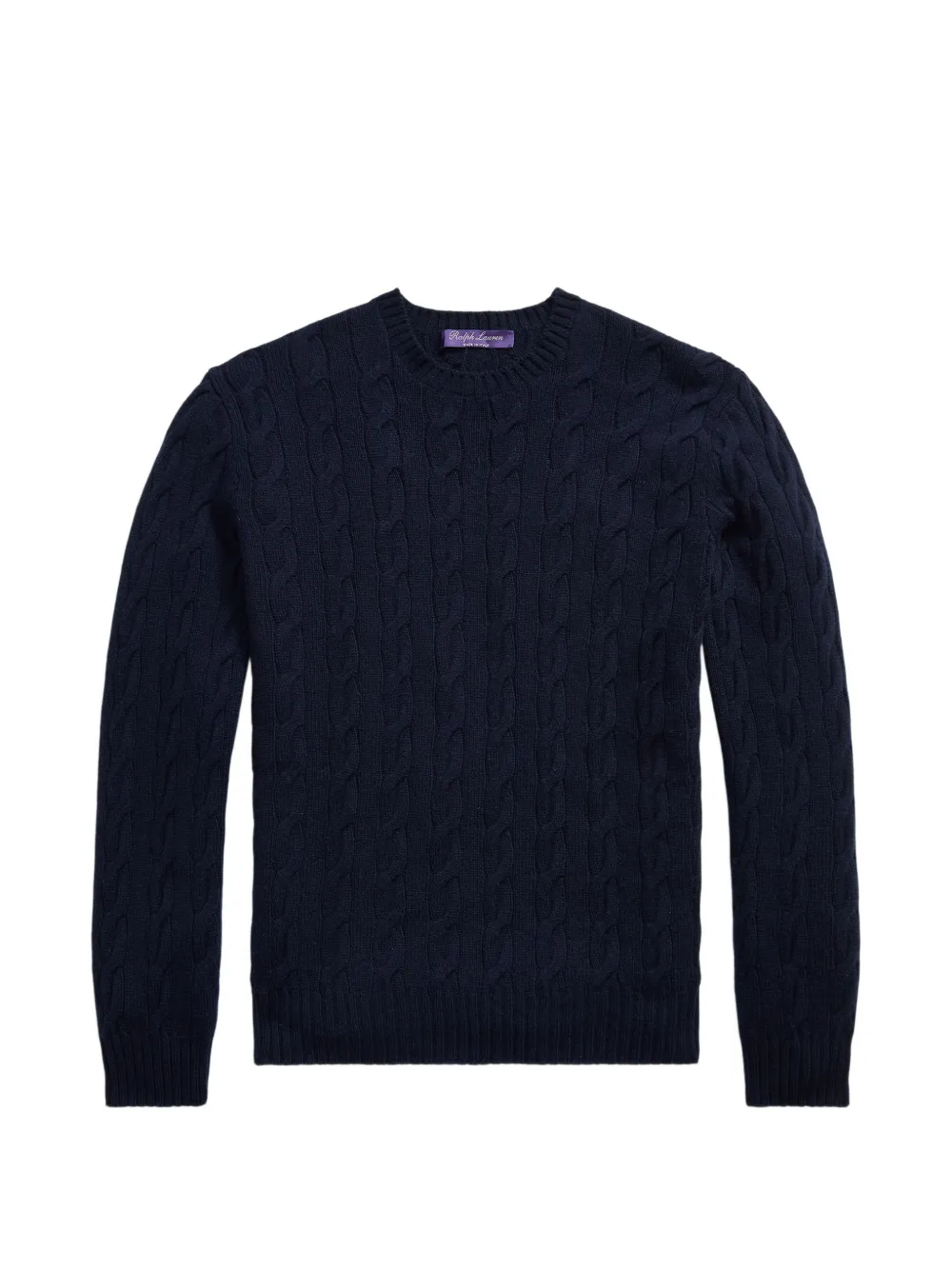 Ralph Lauren Purple Label cable-knit cashmere sweater - Blu
