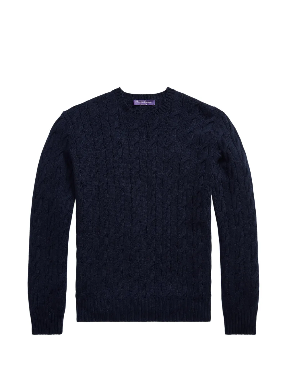 Ralph Lauren Purple Label cable-knit cashmere sweater - Blue