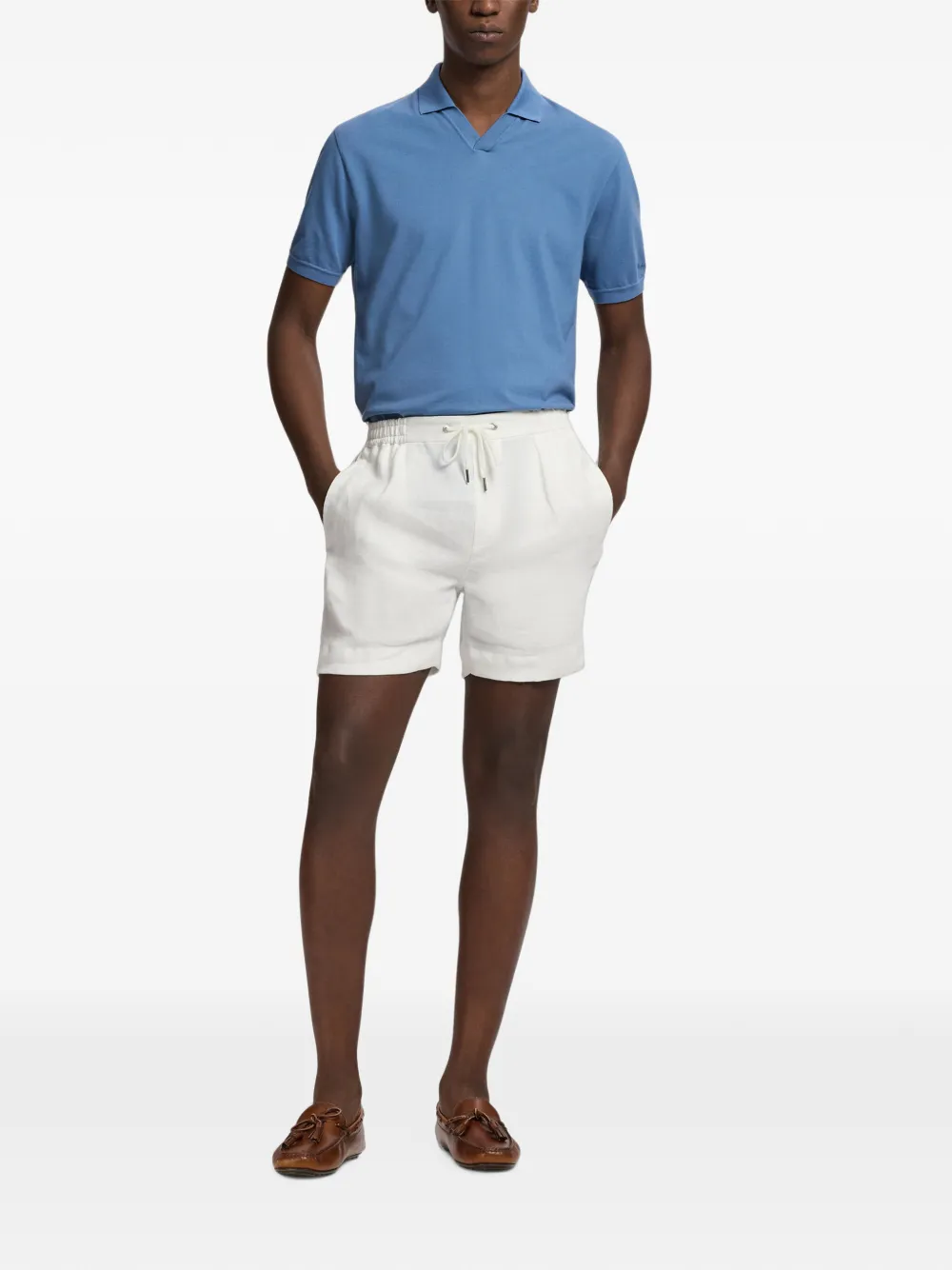 Ralph Lauren Purple Label T-shirt met korte mouwen Blauw