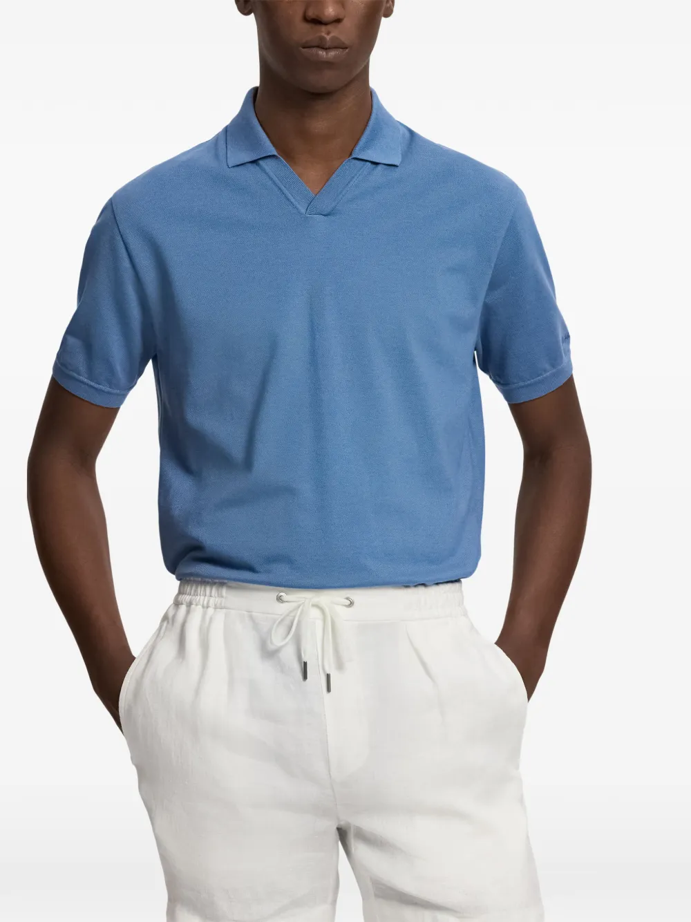 Ralph Lauren Purple Label T-shirt met korte mouwen Blauw