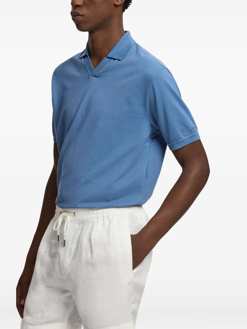 Ralph Lauren Purple Label T-shirt met korte mouwen Blauw