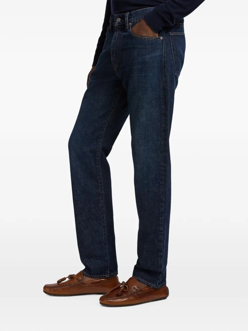 Ralph Lauren Purple Label Straight jeans Blauw