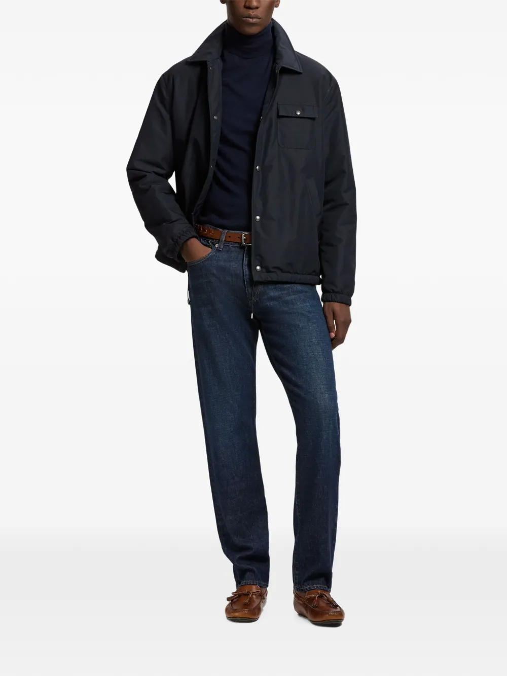 Ralph Lauren Purple Label Straight jeans Blauw