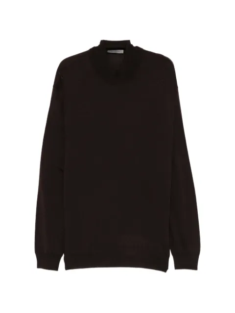 Corneliani mock-neck virgin-wool sweater