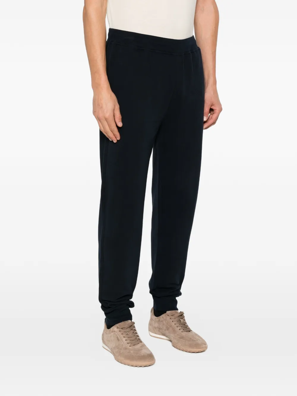 Corneliani Trainingsbroek met elastische taille Blauw