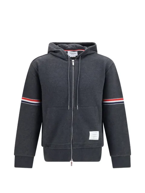 Thom Browne 4-bar piqué hoodie