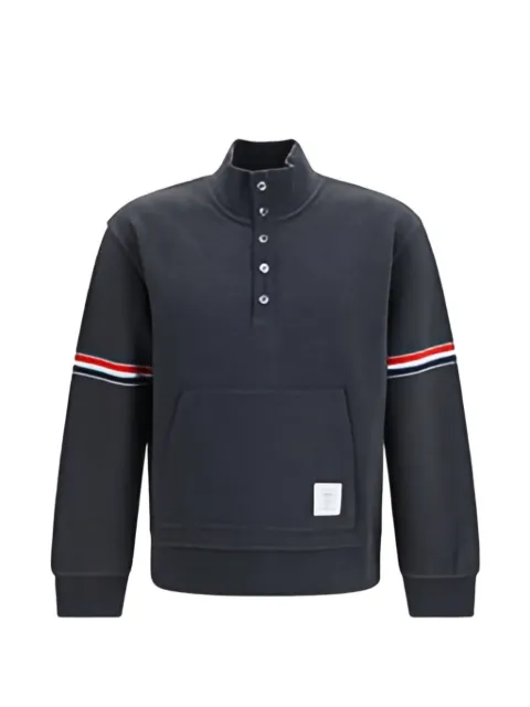 Thom Browne funnel-neck buttoned sweater