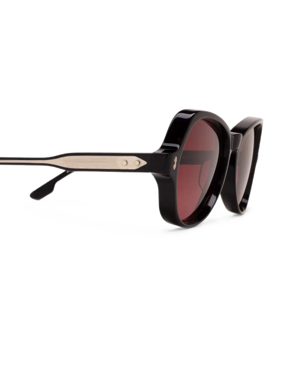 Jacques Marie Mage Candy zonnebril met geometrisch montuur Zwart
