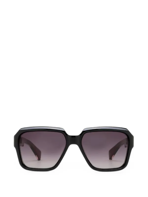 Jacques Marie Mage Alfred Square-frame Sunglasses in Black