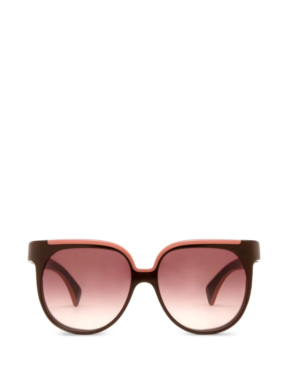 Jacques Marie Mage Cleveland oversized-frame sunglasses - Marrone