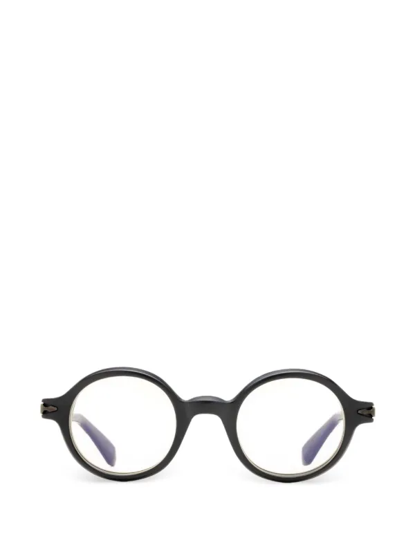 Jacques Marie Mage Hartigan Round-frame Glasses in Black