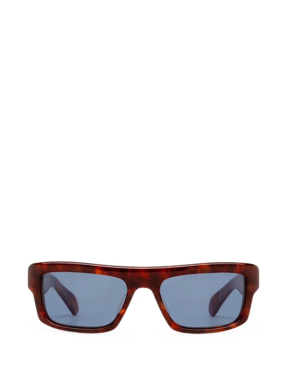 Jacques Marie Mage Cleavon rectangle-frame sunglasses | Brown | Image 1
