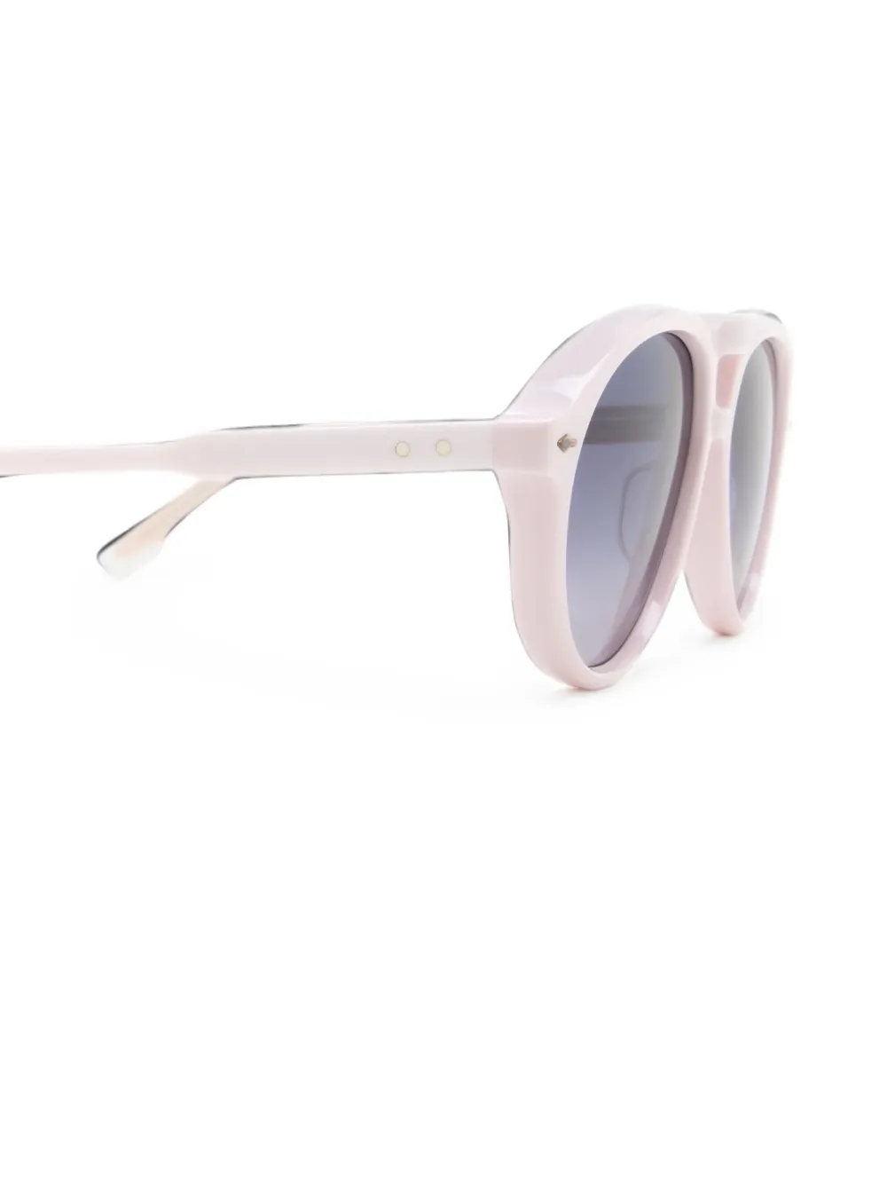 Jacques Marie Mage Valkyrie pilot-frame sunglasses Beige