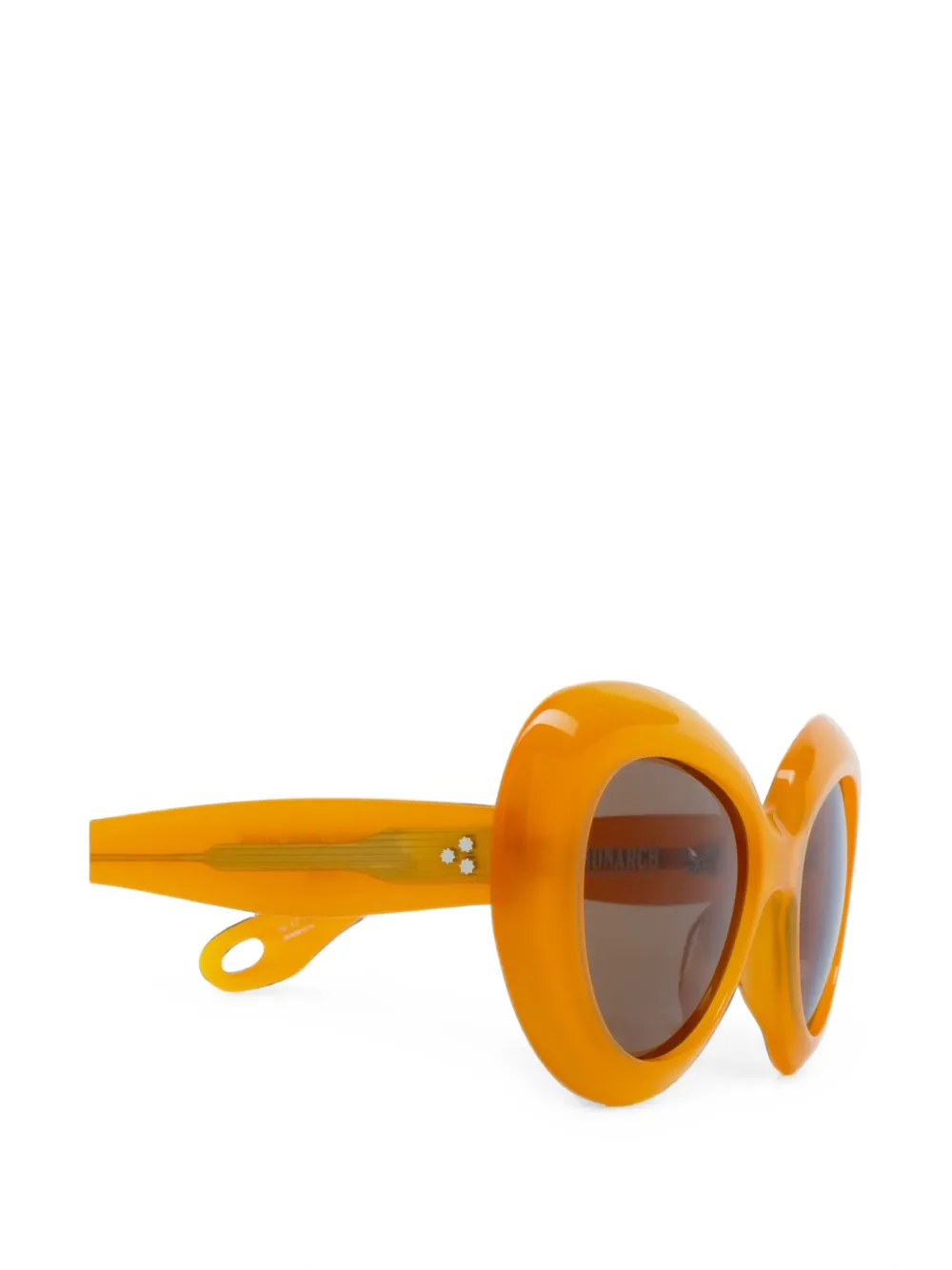 Jacques Marie Mage Monarch round-frame sunglasses Oranje