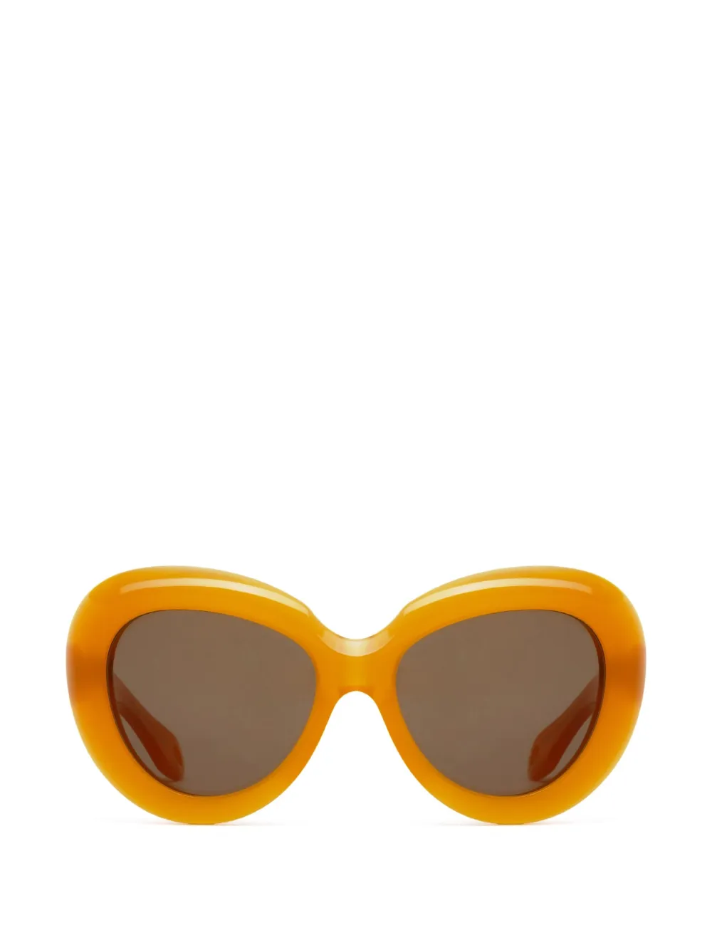 Jacques Marie Mage Monarch round-frame sunglasses Oranje