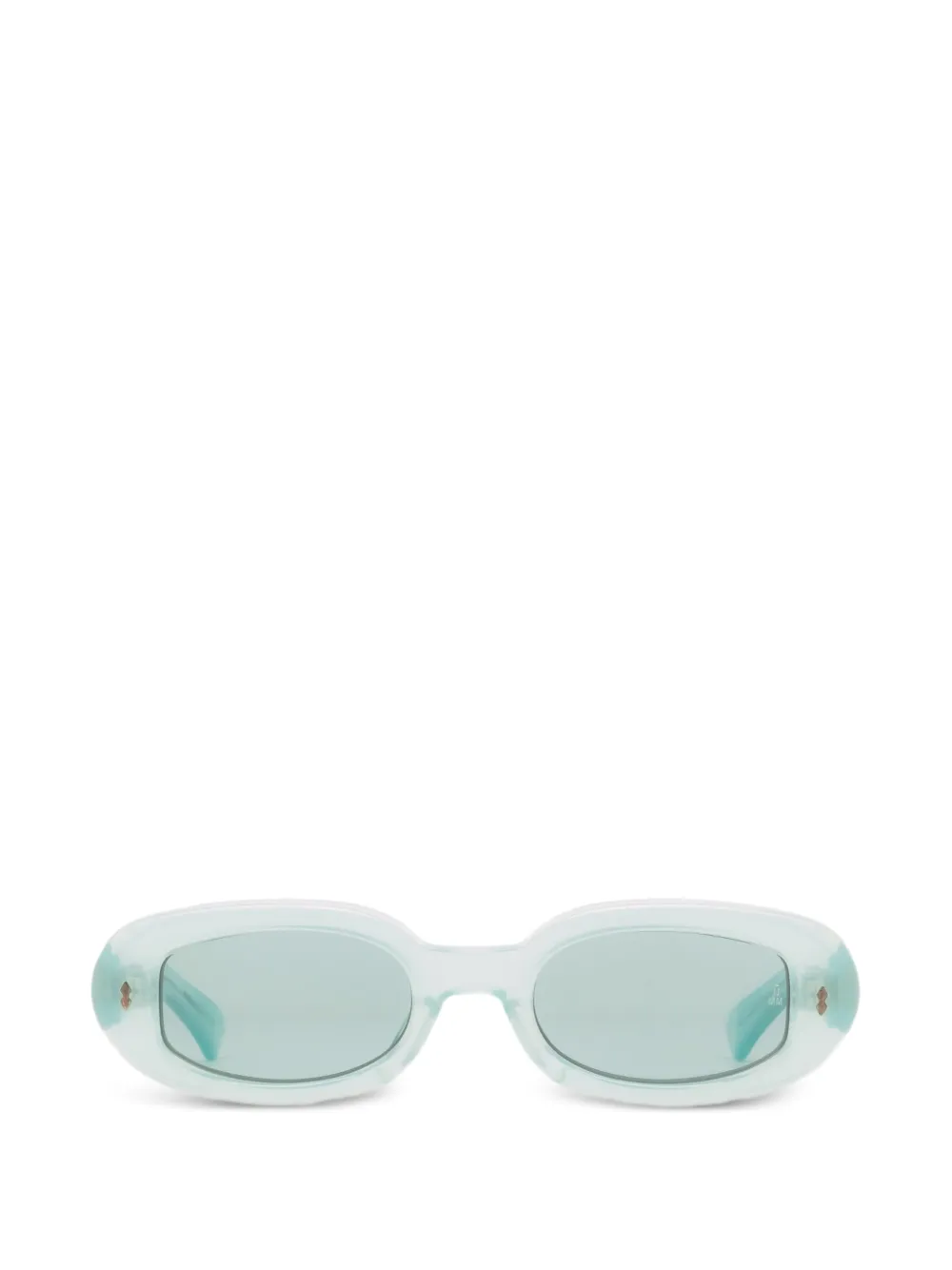 Jacques Marie Mage Besset oval-frame sunglasses - Verde