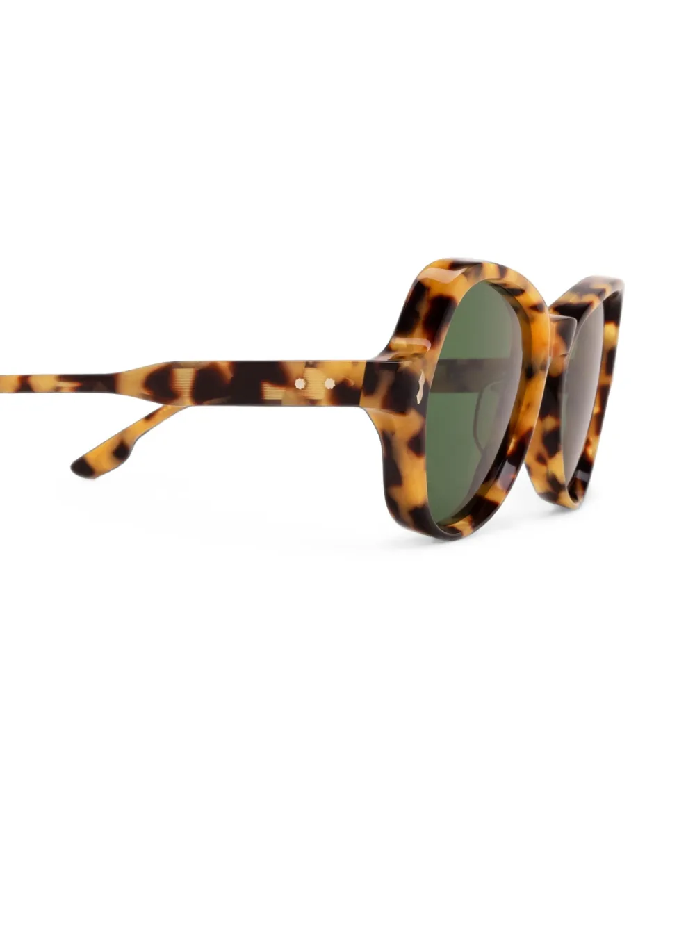 Jacques Marie Mage Candy zonnebril met geometrisch montuur Bruin