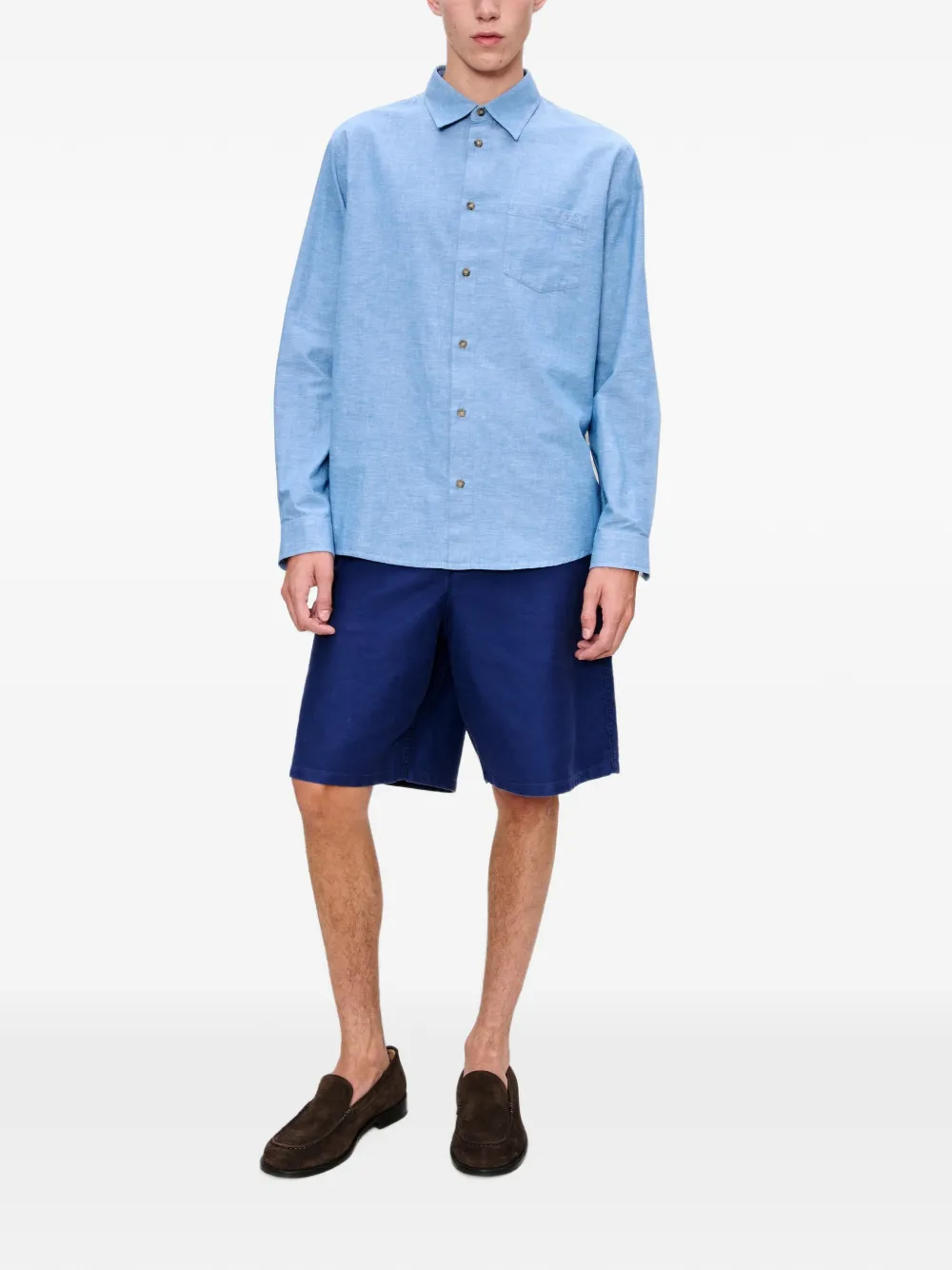 A.P.C. Harris overhemd Blauw