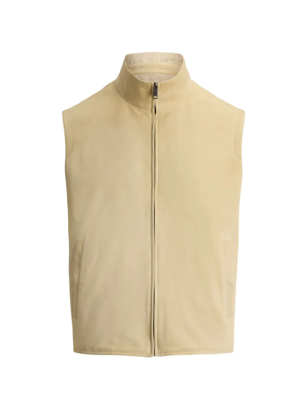 Ralph Lauren Purple Label Jamison reversible suede vest - Toni neutri