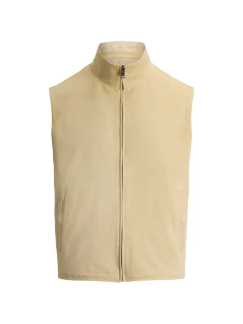 Ralph Lauren Purple Label Jamison reversible suede vest