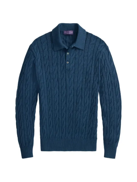 Ralph Lauren Purple Label cable-knit sweater